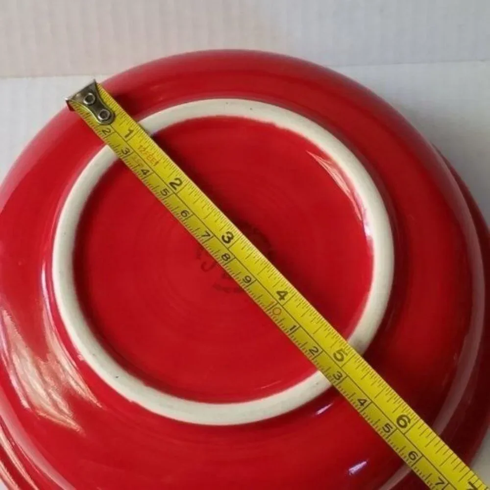 Fiestaware Fiesta Vegetable Bowl Dish Large Scarlet Red SERVING CERAMIC